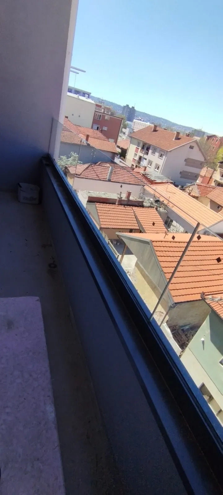 Staklene ograde za terase, stepenice i balkone — primer 5